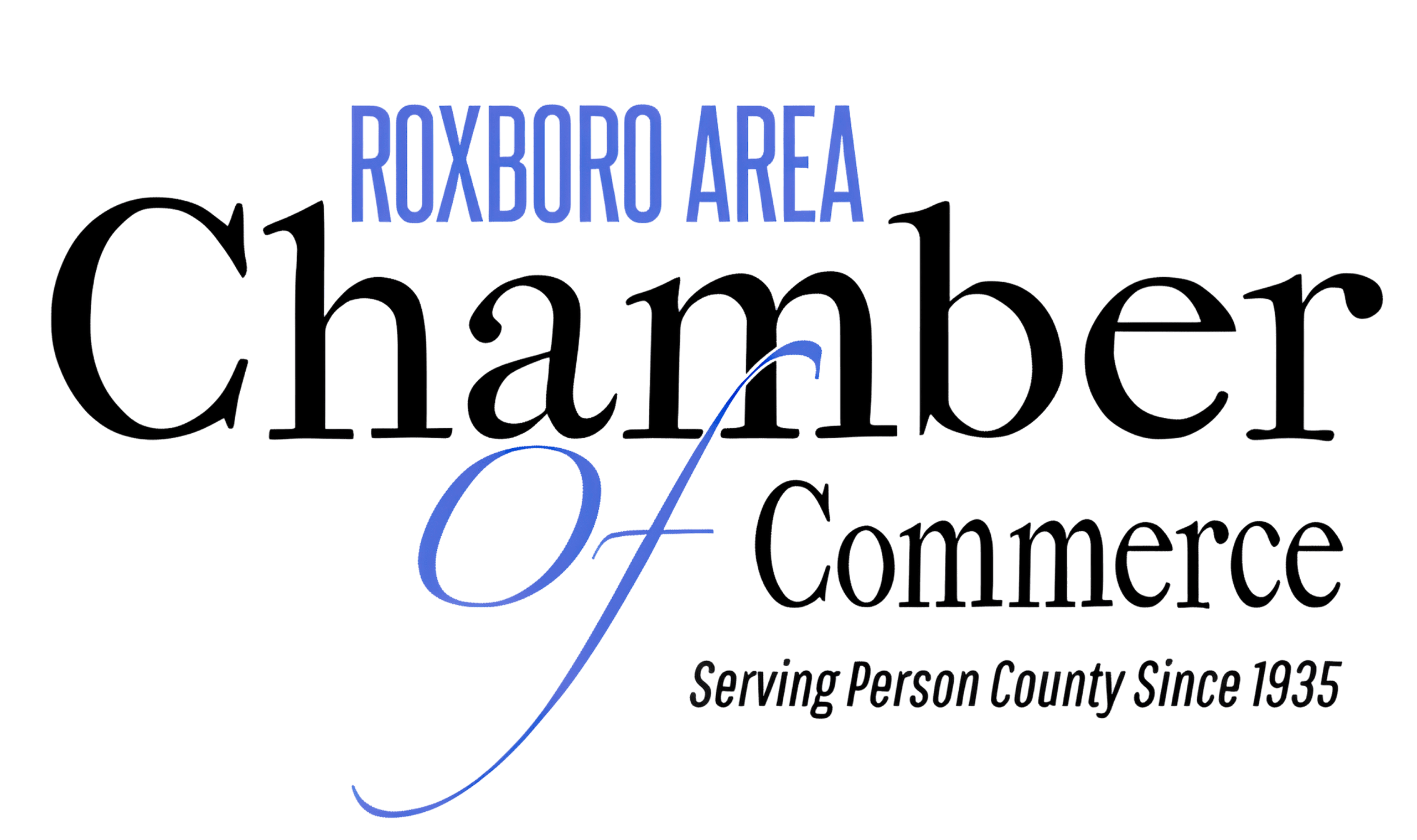 RACC logo high res blue Roxboro Area Chamber of Commerce logo graphic